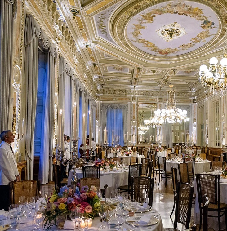 Restaurant gastronomique de luxe de la Villa Serafina